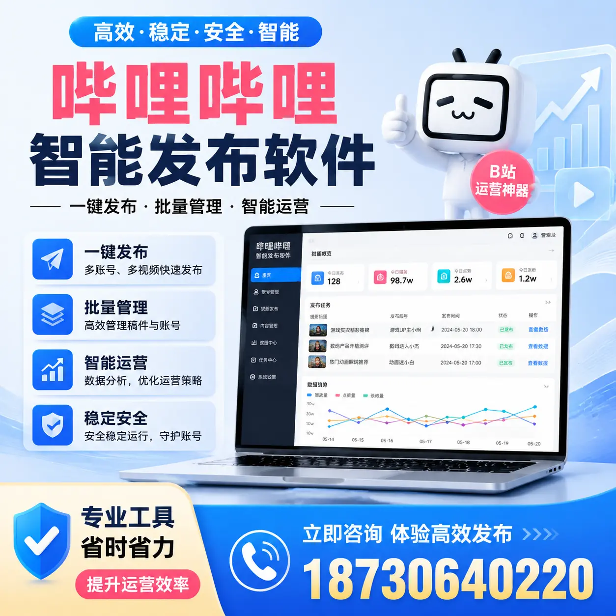 解密哔哩哔哩智能发布软件：功能与优势分析在延安